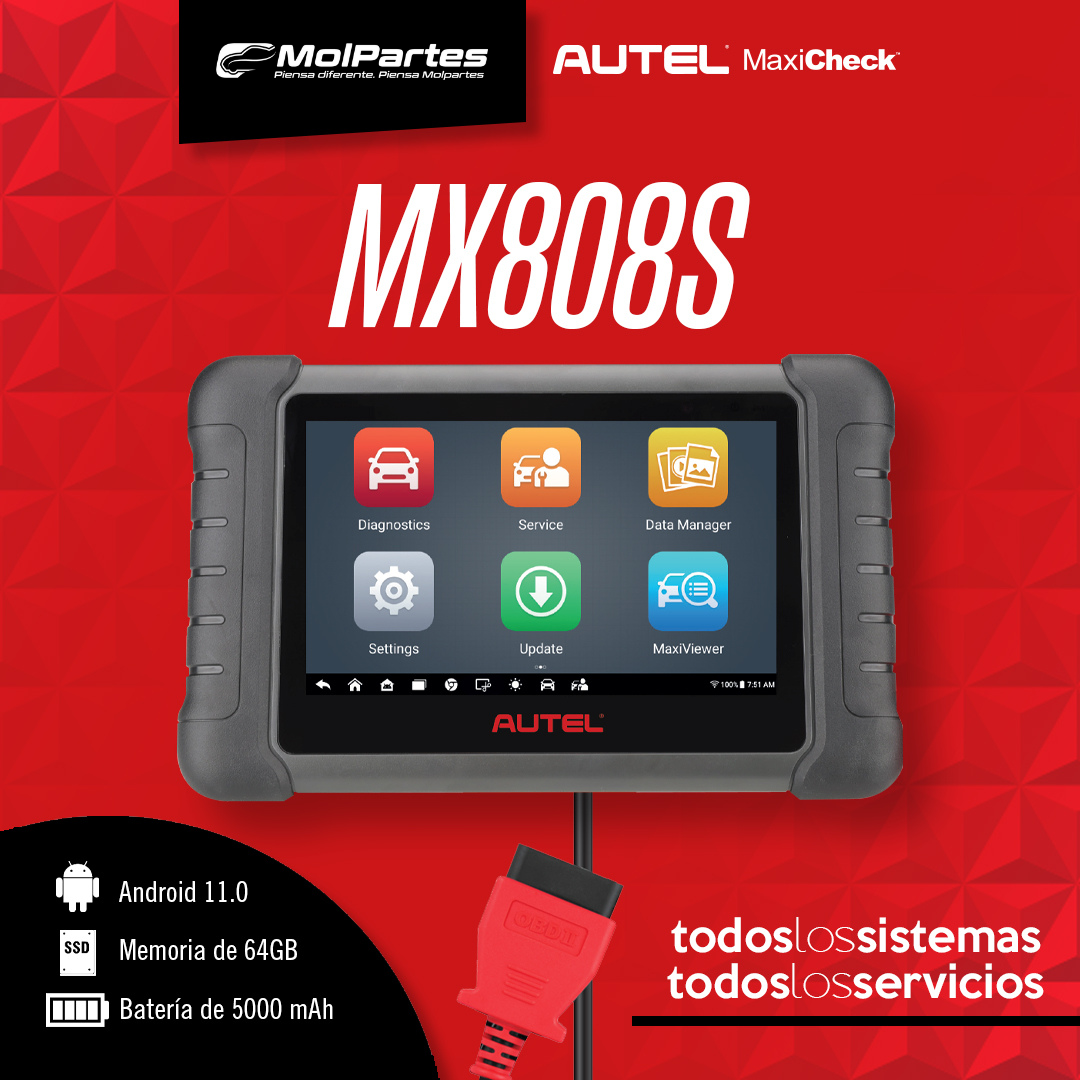 Escáner Automotriz Autel MX808S Escáner Automotriz Autel MX808S