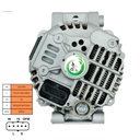ALTERNADOR SCANIA 480 DX420 520 24V 100AMP P:9PK TIPO MITSUBISHI 20290