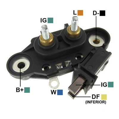 REGULADOR RENAULT 19 12V 2 TORNILLOS IG-L TIPO MOTOROLA