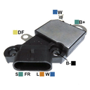 REGULADOR FREIGHTLINER KENWORTH NAVISTAR MACK VOLVO 24SI 12 CONECTOR 4 S-FR-L-W TIPO DELCO