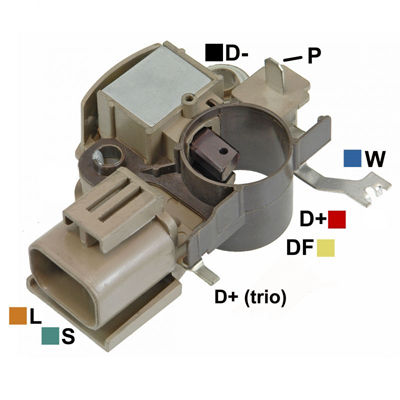 REGULADOR MAZDA 323 626 B2000 12 SALIDA STATOR RPM 2 L-S TIPO MITSUBISHI