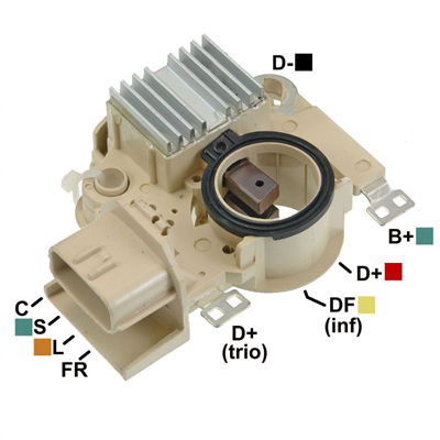 REGULADOR JAC J2 J3 ZOTYE NOMADA 12 4 C-S-L-FR TIPO MITSUBISHI (GA1388)