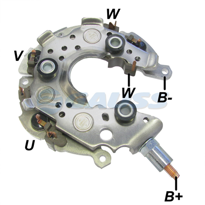 RECTIFICADOR TOYOTA VIGO 120AMP 6X50A AVALANCHE 113MM(GA141) TIPO DENSO