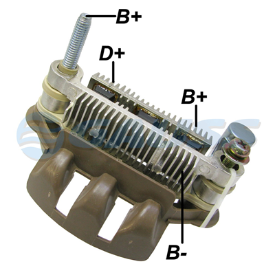 RECTIFICADOR MAZDA HYUNDAI 120AMP 6X50A TIPO MITSUBISHI
