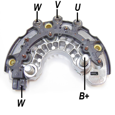 RECTIFICADOR CHEVROLET COBALT ONIX 3X50AMP M8X35 M8X27(GA941) TIPO DELCO
