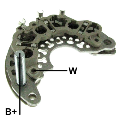 RECTIFICADOR CHEVROLET OPTRA 1.6 130AMP 6X50A TIPO DELCO SIN TRIDIODO (GA715)