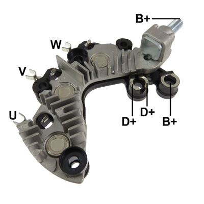 RECTIFICADOR HYUNDAI I10 KIA PICANTO ION 75AMP 6X35A M8X16MM TRIDIODO (GA907) TIPO VALEO