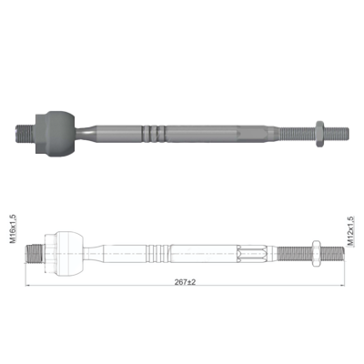 TERMINAL AXIAL CHEVROLET SPARK CRONOS 7:24 05 15 DAEWOO MATIZ 05 15