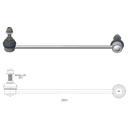 BIELETA BARRA ESTAB. DEL IZQ HYUNDAI ACCENT III VISION KIA RIO II 05 113