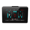 GRABADOR DE CONDUCCION F6 CON GPS, VELOCIDAD, ANGULO DE INCLINACIÓN, CÁMARA DEL Y TRAS CON GRABACIÓN PARA MOTOCICLETA 