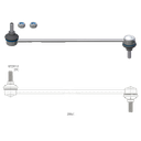 BIELETA BARRA ESTAB. DEL FORD FOCUS II III 04 12 MAZDA 3 BK 03 09 BL 08 14 VOLVO C30 06 12 S40 II 04 12 XC70 II