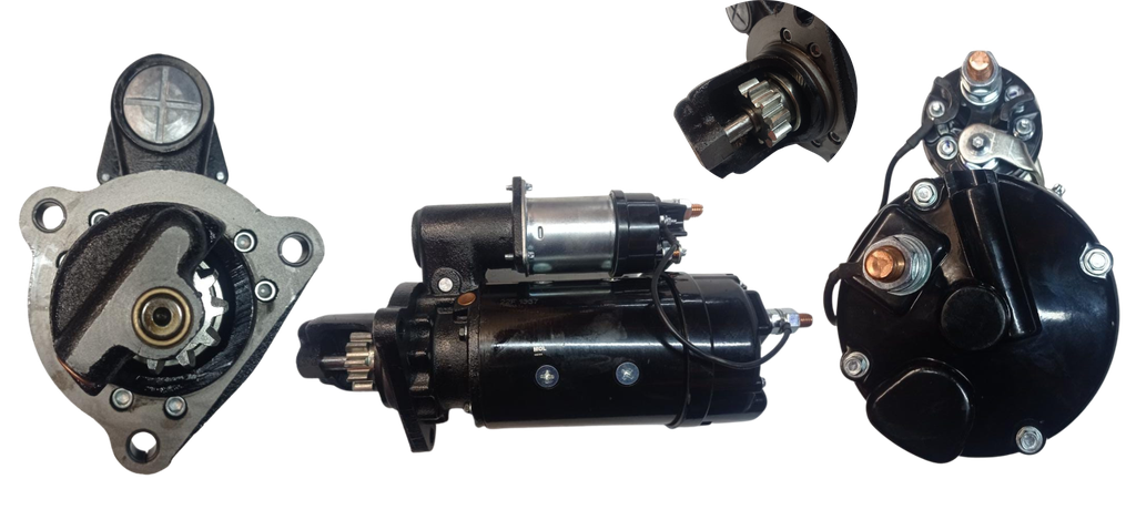 ARRANQUE 41MT 12T-12VOL ZM-355 INTERNATIONAL , CUMMINS 6CT - DT466- DT530 7.3KW  S.HORARIO TIPO DELCO.