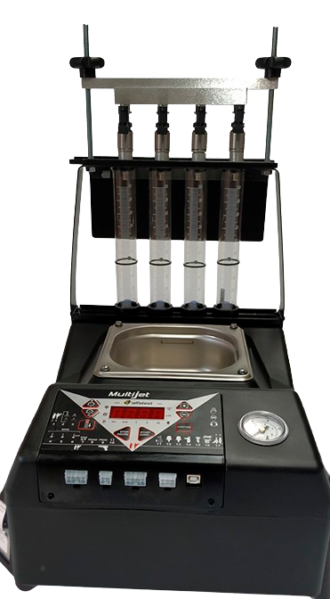 LAVADOR DE INYECTORES MULTIJET PARA MOTO 4 PROBETAS - ENSAYO Y LIMPIEZA