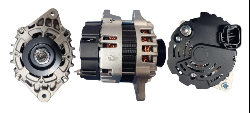 ALTERNADOR HYUNDAI ATOS 03-10 GETZ 02-09 KIA PICANTO 12V 70AMP POLEA 4PK 2 PINES TIPO VALEO 23910N F000BL0101 37300-02551 37300-02700