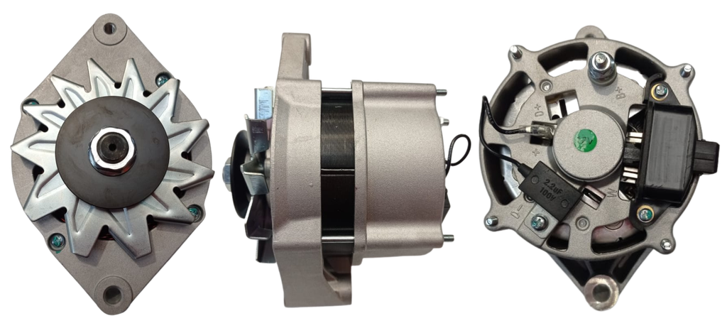 ALTERNADOR THERMOKING YANMAR LUV 2300 12V 90AMP SPOOL 2 PINES P: 1V OD86 T:BOSCH V:EXT(GA021)