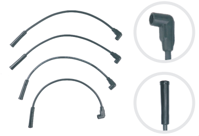 CABLE ENCENDIDO SAIC WULLING 6376 2007-2009 1.1L 8V