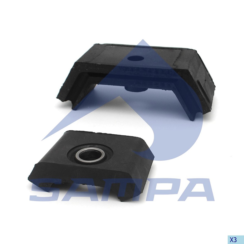 SOPORTE MOTOR TRASERO KENWORTH T800 TIPO CANOA COMPLETO