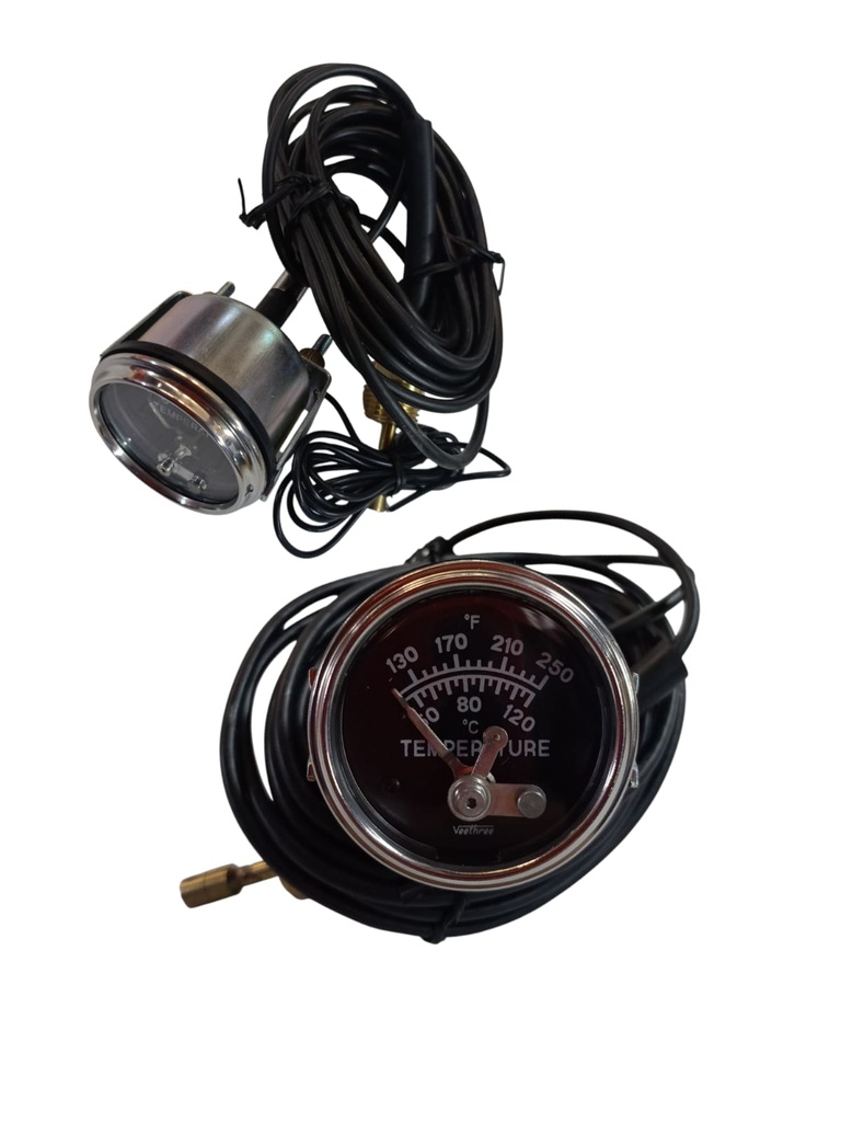 MARCADOR TEMPERATURA AGUA MECANICO 200" 5.08M SISTEMA MORPHY ARO CROMADO 059167