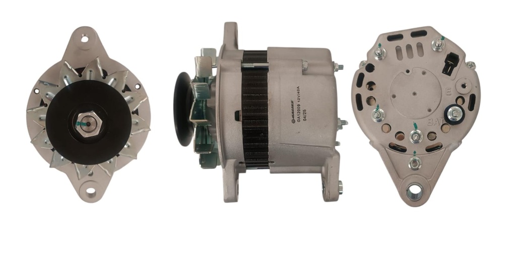 ALTERNADOR SUZUKI CAMPERO LJ80, CHEVROLET LUV 1600 REG INTERNO 2 PINES 12V 40AMP, P:1V, TIPO: HITACHI 23700-AA000