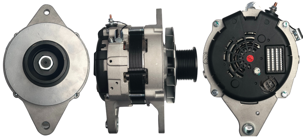 ALTERNADOR HINO FC 9J 24V 90AMP SPOOL 70MM P:9PK TIPO SAWAFUJI V:INTERNO