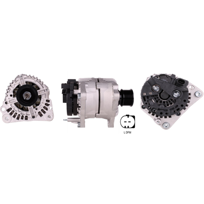 ALTERNADOR VW TRANSPORTER 12V 145AMP 2PINES P:6PK T:VALEO