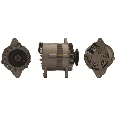 ALTERNADOR RETROEXCAVADORA HITACHI EX100 EX120 24V 30AMP FOOT A FOOT 80MM 4PINES P: 1V T:HITACHI V:EXT