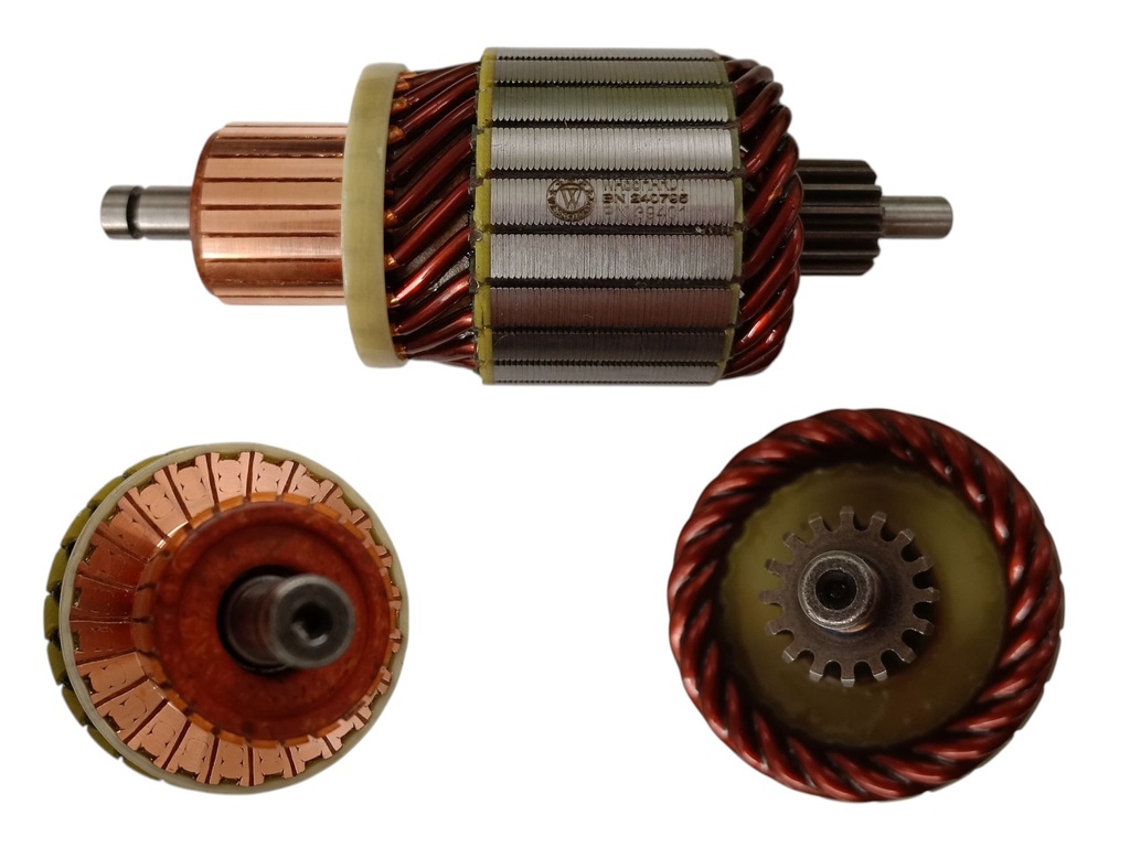 INDUCIDO BOSCH VOLSKWAGEN JETTA /SKODA FABIA /AUDI A1 /A3 /A4 12V 16T 148MM  | REF: 61-9143