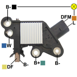 [07GA338] REGULADOR JEEP WRANGLER RENEGADE TIPO:B 12V F000BL07P3 51993773