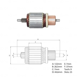 [438376001] INDUCIDO ARRANQUE FORD FUSION FOCUS FIESTA VOLVO C30 S40 V50