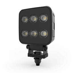 [EC-EW2721] LÁMPARA CUADRADA CARBON 6 LEDS 6500 LUMENS 12-24V 