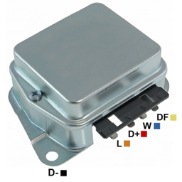 [07GA008] REGULADOR FORD UNIVERSAL CON AJUSTE DE TENSION VOLTAJE 12 90 EXTERNO 4 TIPO MOTORCRAFT (GA1529)