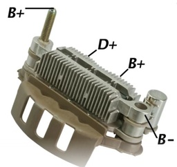 [07GA1372] RECTIFICADOR MAZDA 626 140AMP 14X35A85MM TIPO MITSUBISHI