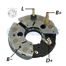 [07GA1651] RECTIFICADOR CHEVROLET GM OPEL 65AMP 6X35A(GA028 GA029) TIPO BOSCH