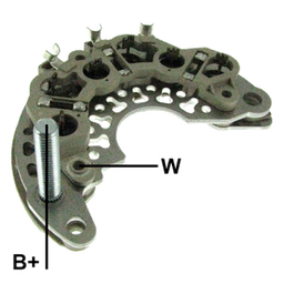 [07GA1795] RECTIFICADOR CHEVROLET OPTRA 1.6 130AMP 6X50A TIPO DELCO SIN TRIDIODO (GA715)